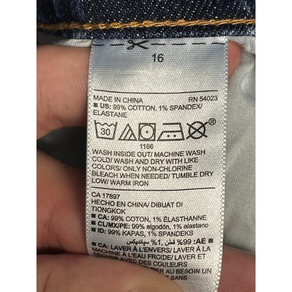 Old Navy Jeans Womens 16 Boyfriend Straight Leg Denim Stretch Casual Pants - Picture 11 of 13